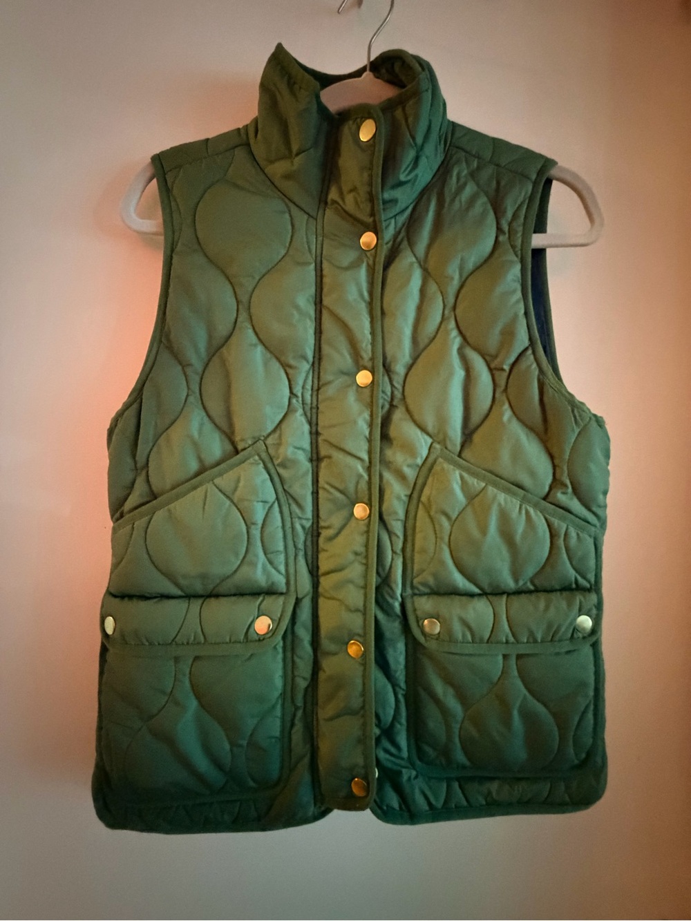 J. Crew Utility Green Excursion Vest - Recycled Poly